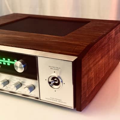 πππ * RARE * Vintage Harman Kardon 75+ AM/FM Multichannel Quad Receiver with Original Wood Case - Serviced + Cleaned + LED image 5