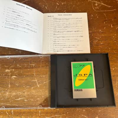 YAMAHA SY77 VOICE DATA CARD JSPA vol.1 VC7705 image 2