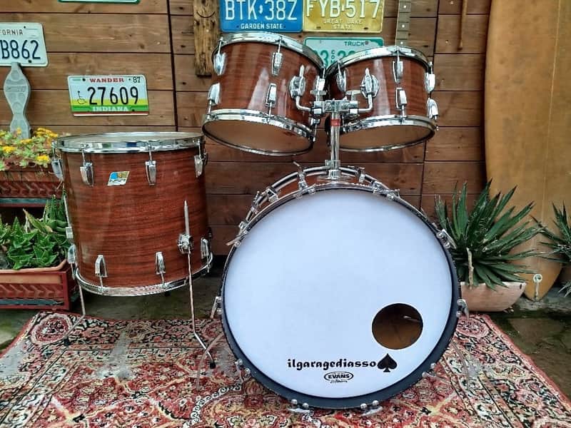 LUDWIG Big Beat 1976 Mahogany Cortex. Vintage. image 1