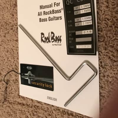 Warwick RockBass Corvette Basic Passive Fretted 2013 Nirvana Black Finish Passive electronics image 14