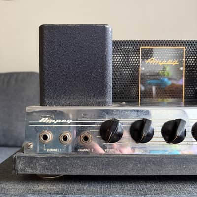 1961 Ampeg B-15N Portaflex Blue Check All Tube Bass Amp - ALL ORIGINAL, JUST SERVICED. image 6