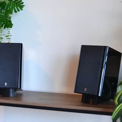 Yamaha NX-E700 2-Way Bookshelf Speakers Piano Black | Reverb