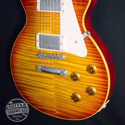 Gibson 1995 Les Paul R9 1959 Reissue Flamed Maple Electric Guitar image 6