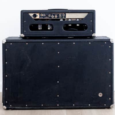 1965 Fender Bassman Black Panel AA165 Pre-CBS Vintage Tube Amp Head & 2x12 Cab w/ Oxford 12T6, FEIC image 7