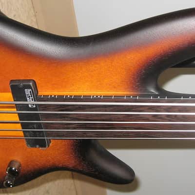 Ibanez SRF705 BBF Bass Workshop Fretless 5-String Electric Bass - Brown Burst Flat image 2