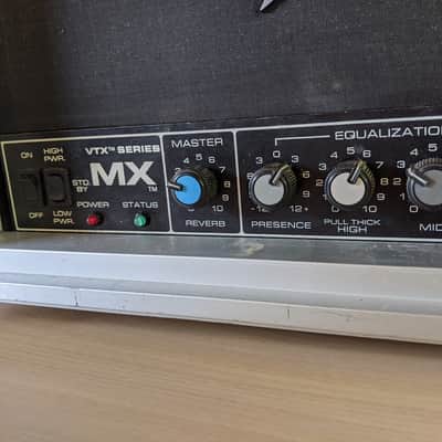 Peavey VTX MX Tube Amp Head In Factory Flight Case Powers Up, Tubes Glow, Fan Runs, No Sound image 3