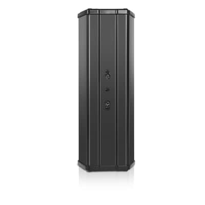 PAC80X2CL25B | Commercial Restaurant Amplifier and Column Array Set with a 2-Zone 70V/100V Bluetooth Amp, 2 x All-Weather Dual 5" Speakers, Black image 9