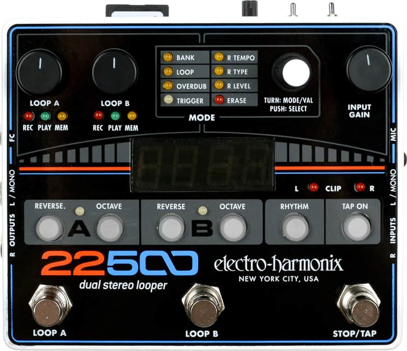 Electro-Harmonix 22500 Dual Stereo Looper Effects Pedal image 1
