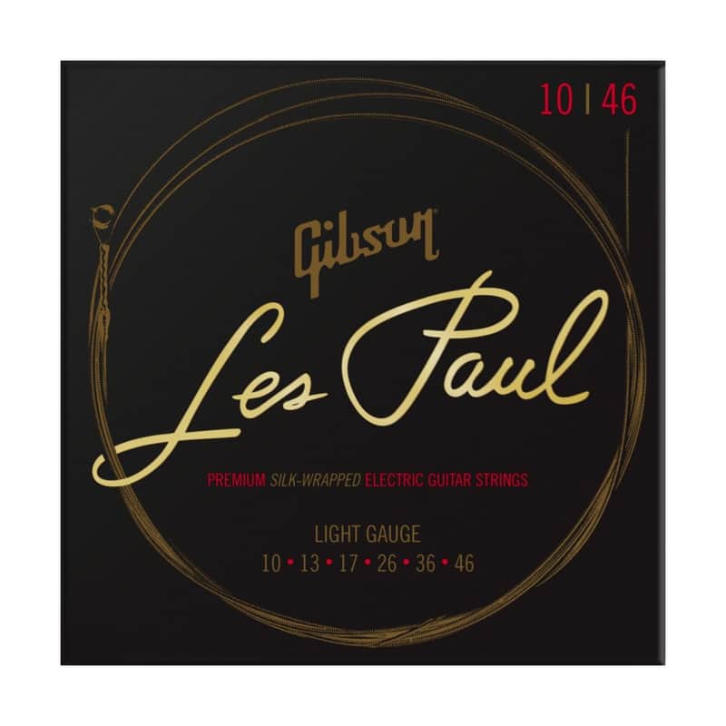 Gibson Les Paul Premium Electric Guitar Strings, Light Gauge, 10-46 image 1