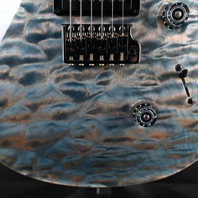 PRS Custom 24 Artist Grade One-Piece Quilt Indigo #899 image 5