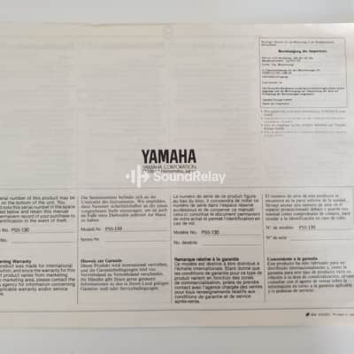 Yamaha PSS-130 - FM Keyboard - Complete Set - Manual Included - Tested image 19