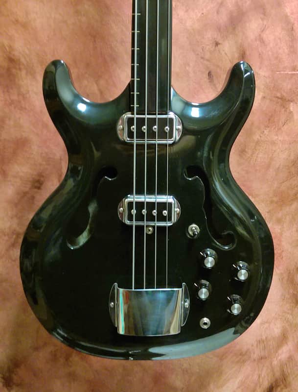 Hohner Fretless Bass 1969 Bartell Black Widow image 1
