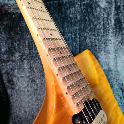 [SUMMER SALE] ESP Custom Order George Lynch Double Neck, Birdseye Maple, Natural Quilted Maple, Lawsuit Banana Headstock, MIJ Japan image 23