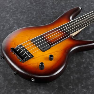 Ibanez Gary Willis Signature 5 String Electric Bass w/Bag - Tequila Sunrise Flat (GWB205TQF) image 8