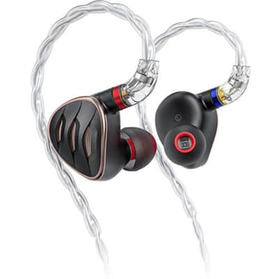 FiiO FH5s Quad-Driver Hybrid In-Ear Monitors (Black) image 2