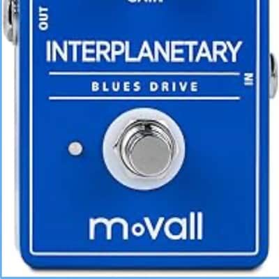Movall MP100 Interplanetary Blues Drive Effects Pedal Overdrive Pedal 2025- Blue image 9