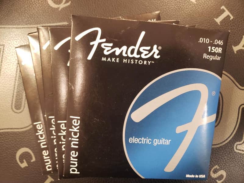 Fender 073-0150-309 150L Pure Nickel Electric Guitar Strings - Light (9-42) Pack of 5 2010s Standard image 1