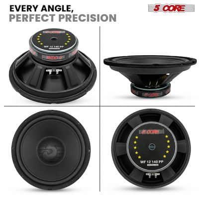 5 Core 12 Inch Car Woofer Audio 400W 4Ohm Deep Bass Replacement Subwoofer for SUV Truck image 9