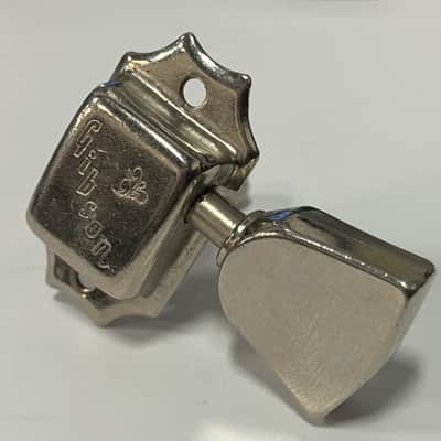 Gibson- tulip tuner, bass side, nickel, 70's. Made by Schaller image 1