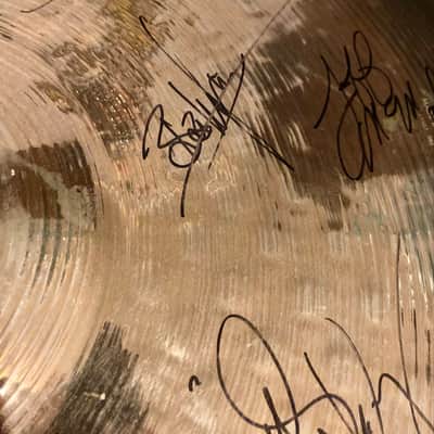 Zildjian Z3 20" Medium Crash Cymbal Signed by Tim Mcgraw Band 2011 image 9