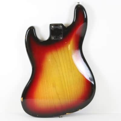 1973 Vintage Fender Jazz Bass Alder Sunburst BODY 1970s USA image 4