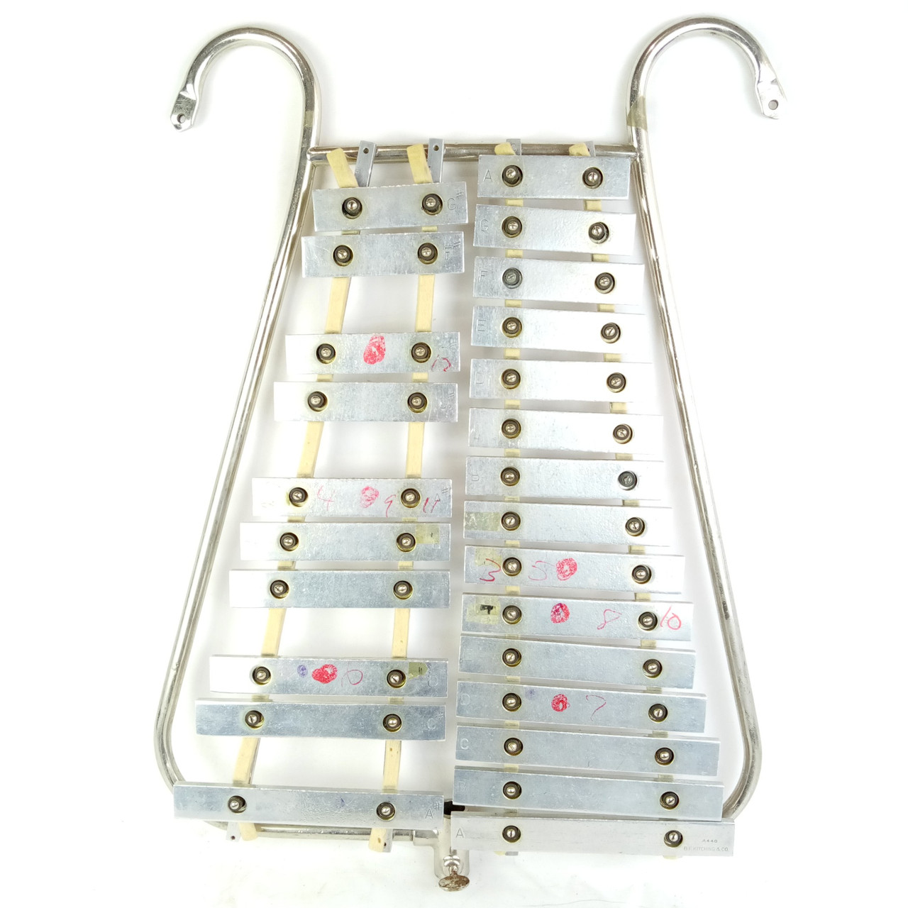 B.F.Kitching & Co Marching Bell Lyra Glockenspiel Xylophone Vintage Percussion* — main photograph