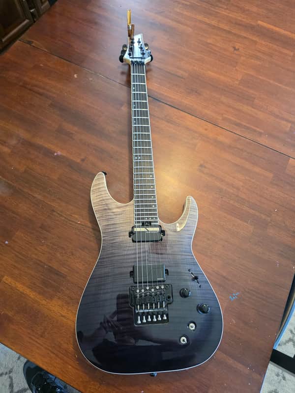 Schecter Hellraiser C-1 FR S Passive Sustainiac 2016 - 2018 - Satin Black image 1