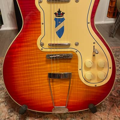 Kay K161 Thin Twin Limited Reissue, Cherry Sunburst With Original Case image 2