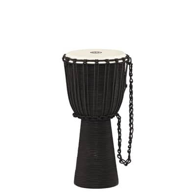 Meinl Percussion HDJ3-M Black River Series Headliner Rope Tuned Djembe, Medium: 10-Inch Diameter image 1