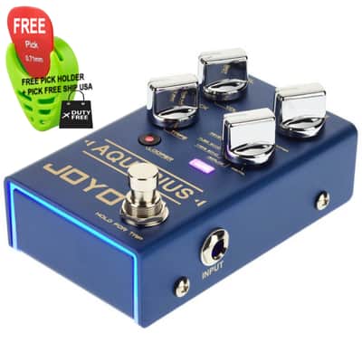 Joyo R Series R-07 Aquarius Delay and Looper Pedal, FREE PICK + HOLDER+ FREE SHIP USA image 1