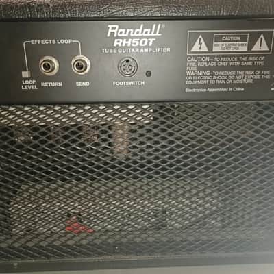 Randall RH50T 2-Channel 50-Watt Guitar Amp Head 2000s - Black image 7