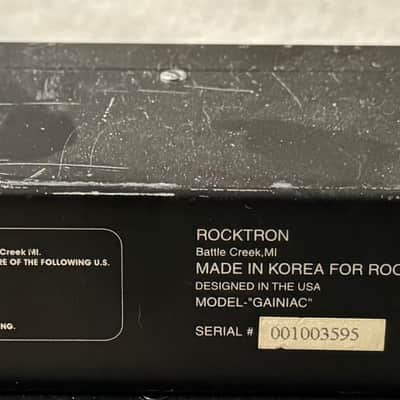Rocktron Gainiac Late 90s-early 2000s - Black image 2