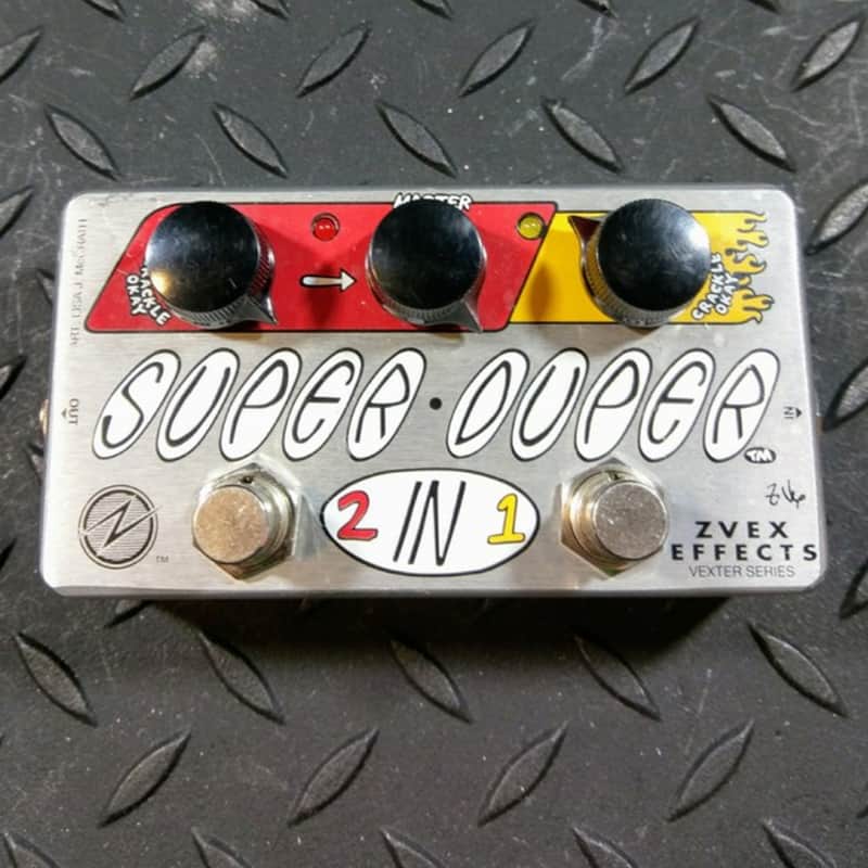 Zvex Super Duper 2 in 1 Boost Super Hard on Variant Overdrive FREE