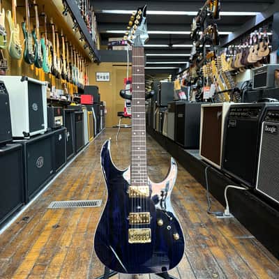 Ibanez High Performance RG421HPAH Solid Body Blue Wave Black image 4