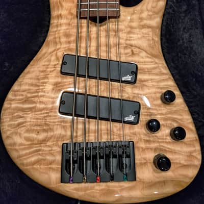 Roscoe LG-3005 5-string bass 2014 Natural/Gloss image 1