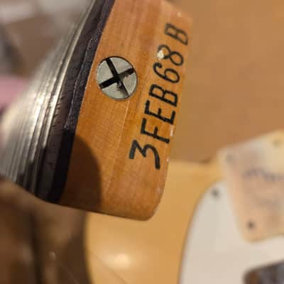 1968 Fender Telecaster - Blonde - All Original - Rosewood Fretbaord - w/OHSC image 12