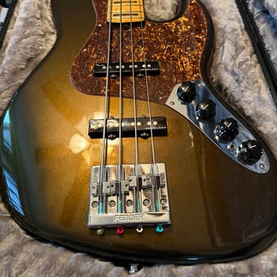 Fender American Ultra Jazz Bass with Maple Fretboard 2019 - Present - Texas Tea image 13