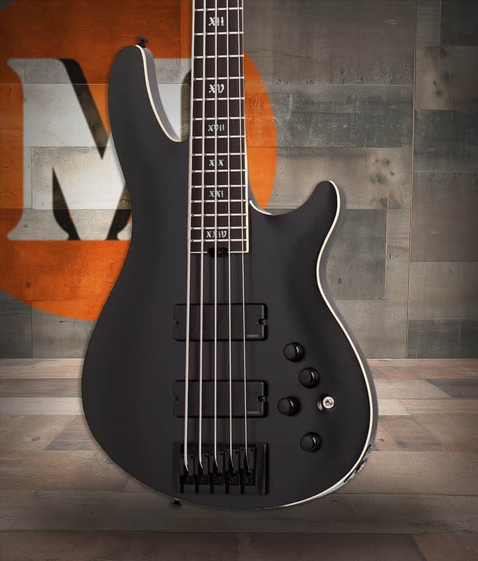 Schecter SLS Evil Twin-5 - Satin Black (1395) image 1