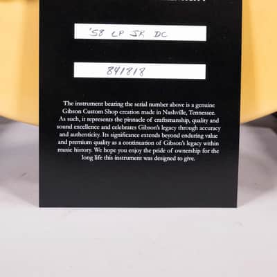Gibson 58 les paul junior DC custom shop 2024 - TV Yellow image 11