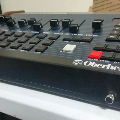 Oberheim DMX/ Factory midi Earlt Eighties Black And Blue image 2