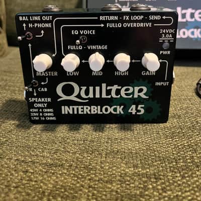 Quilter Interblock 45 45-Watt Guitar Head Pedal 2018 - Black image 2