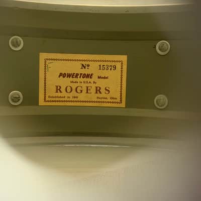 Rogers 22/13/16/5x14" 60's Drum Set - Black Diamond Pearl image 19