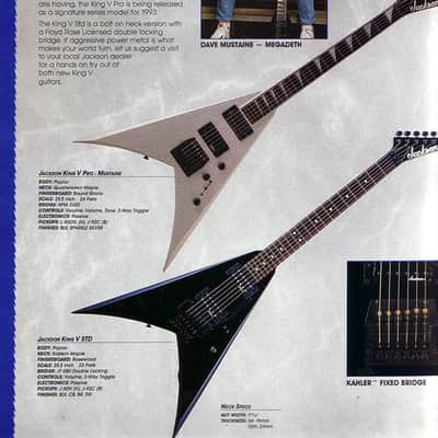 Jackson KV Pro Dave Mustaine Signature King V Guitar W/ Hardshell