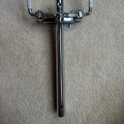 Premier Vintage Lokfast Double Tom Drum Holder Mount Post - two 5” L Arms - Chrome image 5