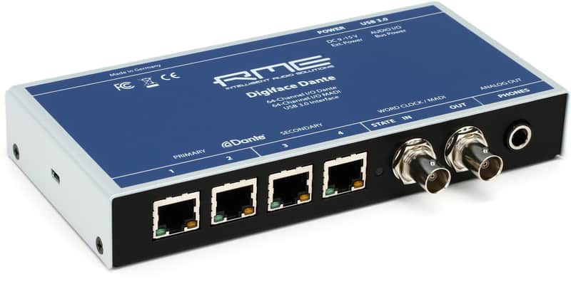 RME Digiface Dante Dante/MADI/USB 3.0 Audio Interface image 1