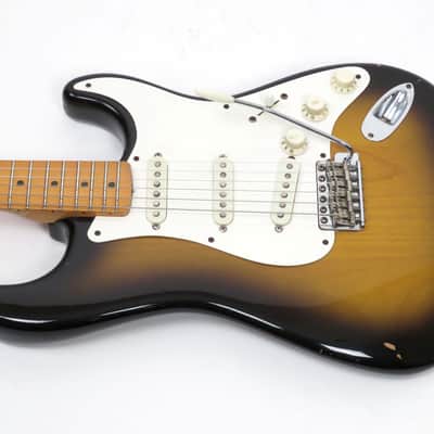 1982 /83 Fender Stratocaster 57 Reissue Fullerton Cesar Diaz Signed - Sunburst - USA AVRI image 7