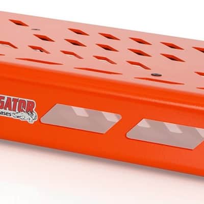 Gator GPB-XBAK Aluminum Extra Large Pedalboard, 35" x 17" w/ Softcase, British Orange image 5
