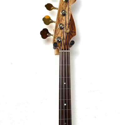 2011 Fender Victor Bailey Fretless Jazz Bass - Koa image 4