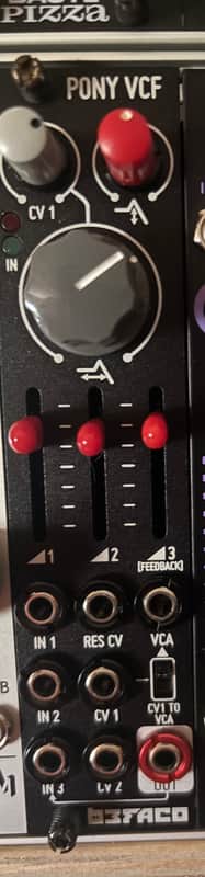 Befaco Pony VCF Eurorack Synthesizer Module 2010 - Present - Black image 1