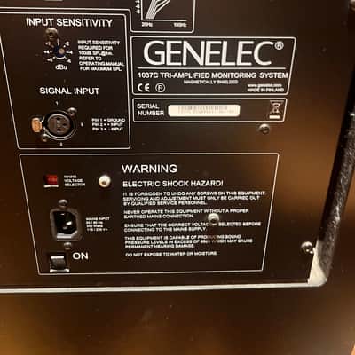 Genelec 1037C Active Studio Monitor Excellent image 8